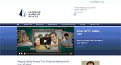 Desktop Screenshot of milestonefinancialservices.com